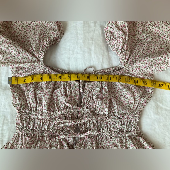 Silversaga Ida floral ditsy cotton peplum blouse, xs/small, like Doen - Picture 8 of 8